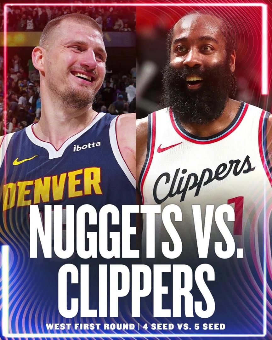 帶隊(duì)的神！哈登率快船鎖定西部第5，生涯從未缺席過(guò)季后賽！