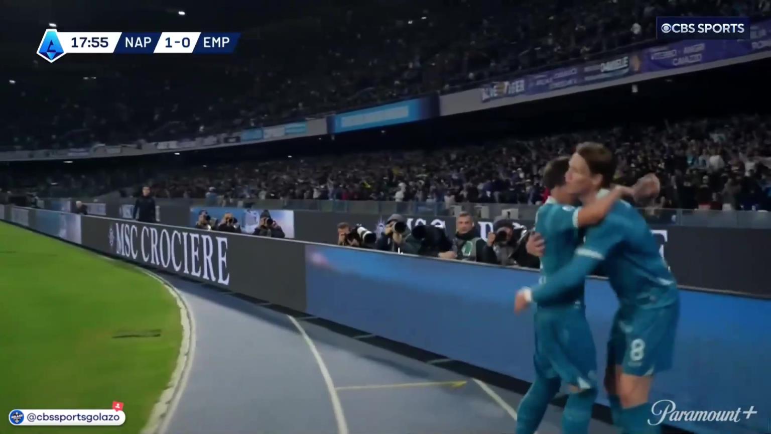 完美進(jìn)球！麥克托米奈中場(chǎng)帶球一條龍外圍勁射破門(mén)！