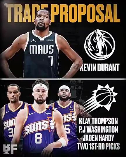 和歐文濃眉組三巨？美媒：獨(dú)行俠可用克萊+PJ+哈迪+倆首輪換KD-